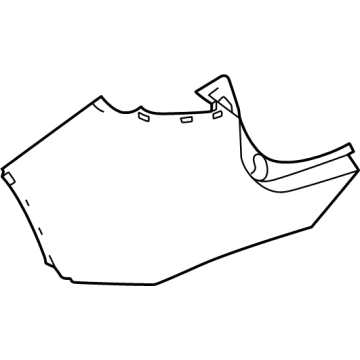 Mopar 7MS93TZZAA BUMPER-REAR UPPER