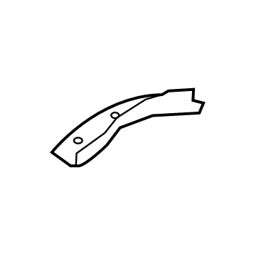 Nissan 64112-6CA0A Hoodledge-Upper, RH
