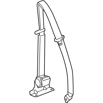 GM 84599976 Center Belt Assembly