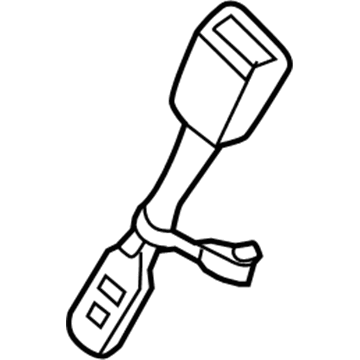 GM 84531739 BUCKLE KIT-F/SEAT BELT *GREY