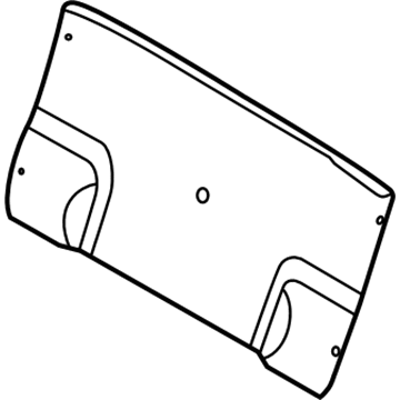 BMW 51-47-2-497-180 Trim Panel, Trunk Partition