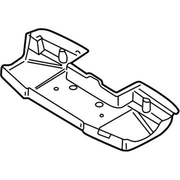 BMW 51-47-2-497-192 Trunk Subwoofer Trim Panel