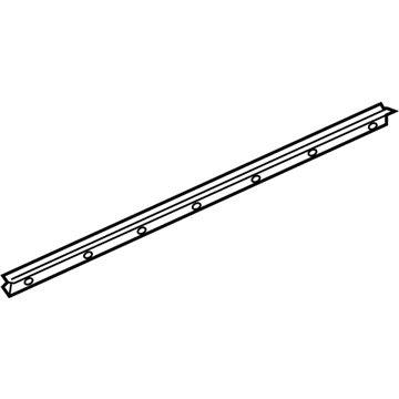 Honda 72375-TF0-003 Weatherstrip, L. FR. Door (Inner)