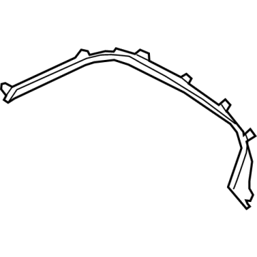 Hyundai 84795-S1000-XHH GARNISH-C/PAD, RH