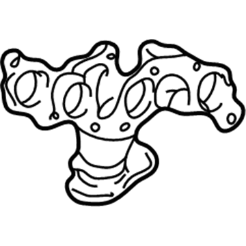 Lexus 17104-20010 Exhaust Manifold Sub-Assembly, Right
