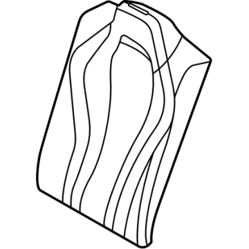 BMW 52-20-7-940-673 COVER FOR COMFORT BACKREST, L