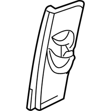 Lexus 73023-33010-B2 Cover, Shoulder Belt Anchor, RH