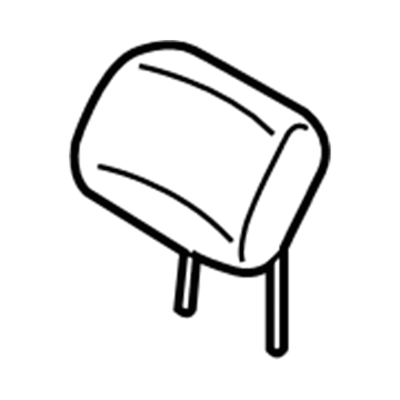 Hyundai 89705-3N500-NVN Headrest Assembly-Rear Seat