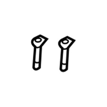 Hyundai 89370-3N550-NYM Guide Assembly-HEADREST Rear Seat