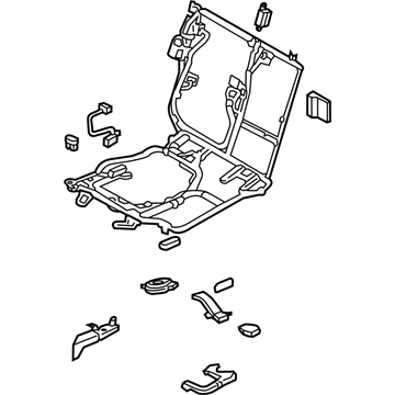 Hyundai 89600-3NJA0 Frame Assembly-Rear Seat Power, RH