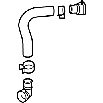 Hyundai 97370-28102 Duct-Rear Heating, RH