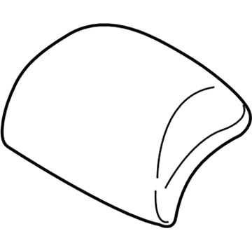 BMW 52-20-7-377-351 HEAD RESTRAINT, OUTER, LEATH