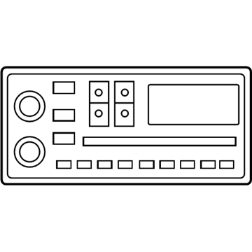 GM 16166401 Radio Asm-Amplitude Modulation/Frequency Modulation Stereo & Clock