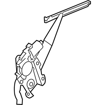 Mopar 55362208AC Drivers Rear Power Window Lift Regulator Replacement