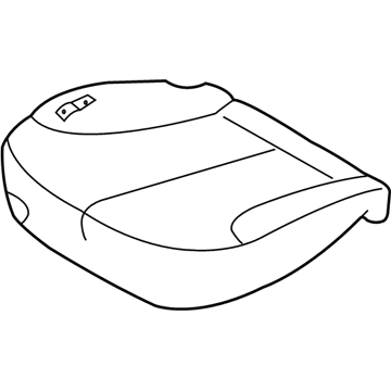 Kia 881672GHB0AG5 Front Seat Cushion Driver Covering