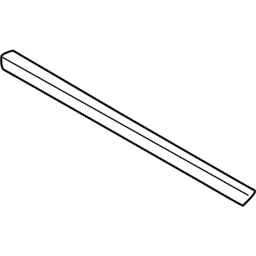BMW 51-42-8-159-657 Wooden Strip, Door Rear Left