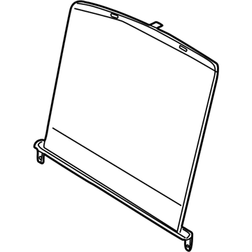 BMW 51-16-8-176-165 Left Rear Door Sun Blind