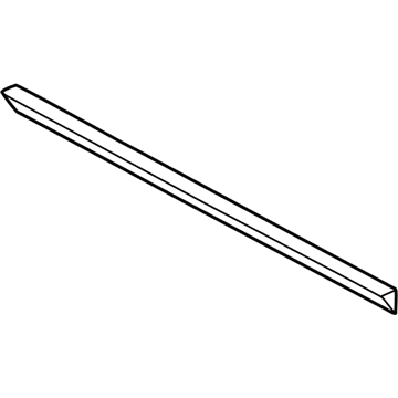 BMW 51-22-8-159-821 Chest Strip, Interior Left Rear