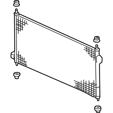 Honda 80100-S84-A00 Condenser Assy. (Showa)