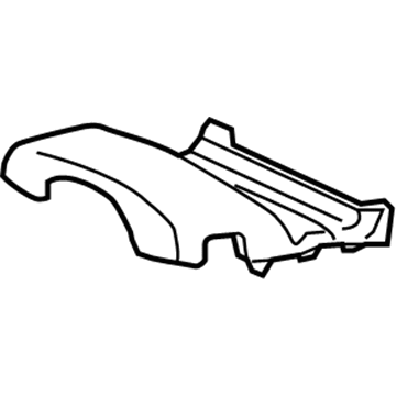 Acura 77350-SDA-A01ZA Cover Assembly, Column (Upper) (Graphite Black)