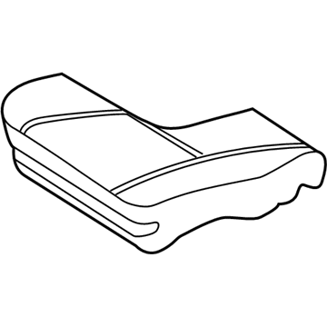Toyota 71511-02150 Seat Back Pad