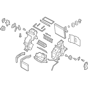 Hyundai 97205-1R040 Heater & Evaporator Assembly