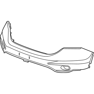 Honda 04711-SWA-A80ZZ Face, Front Bumper (Upper) (Dot)