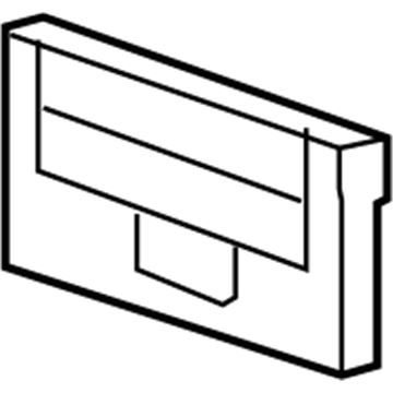 Honda 71145-SWA-A01 Base, Front License Plate