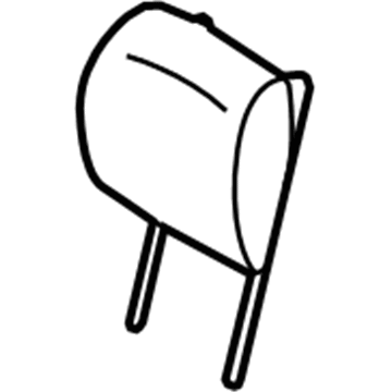 BMW 52-30-7-167-360 Headrest Leather