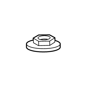 BMW 41-00-9-127-239 Hex Nut