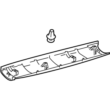 Toyota 67939-0R050-C0 Upper Trim Panel