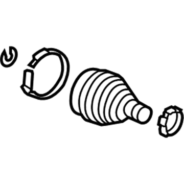 Acura 44018-SNE-A22 Boot Set, Outboard (Gkn)