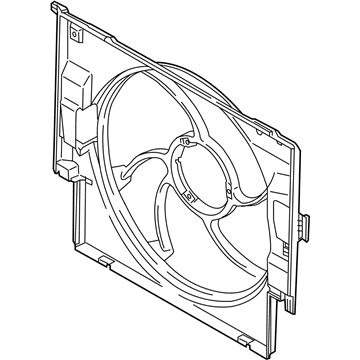 BMW 17-42-7-640-649 Fan Shroud