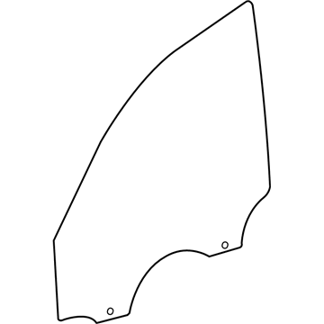 BMW 51-33-7-309-733 Door Window, Front Left