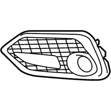 Honda 71108-TGG-A30 Garnish, L. FR. Bumper Side