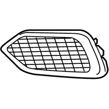 Honda 71103-TGG-A00 Garnish, R. FR. Bumper Side