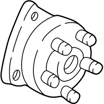 GM 7470003 Front Wheel Bearing (W/Bearing)