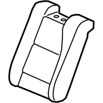 Acura 82127-SZN-A01 Pad Complete R, Rear Back