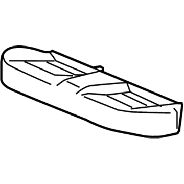 Acura 82137-SZN-A01 Pad & Frame, Rear