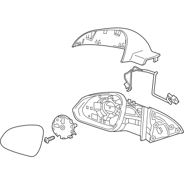 GM 22960085 Mirror Assembly