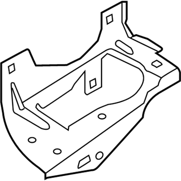 BMW 41-00-8-812-545 BRACKET, SIDE PANEL, FRONT L