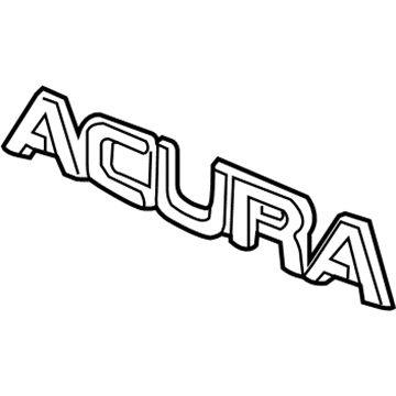 Acura 75711-SZ3-A00 Emblem, Rear (Acura)