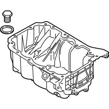 BMW 11-13-8-611-689 Oil Pan