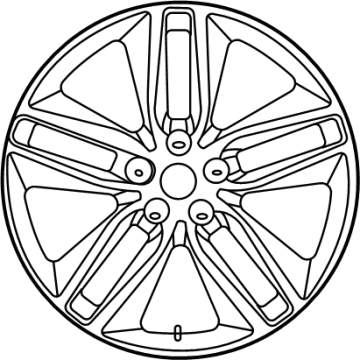 Ford FT4Z-1007-A Wheel, Alloy