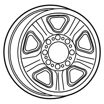 Mopar 1VU98S4AAC Steel Wheel