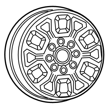 Mopar 6MS031AUAA Aluminum Wheel