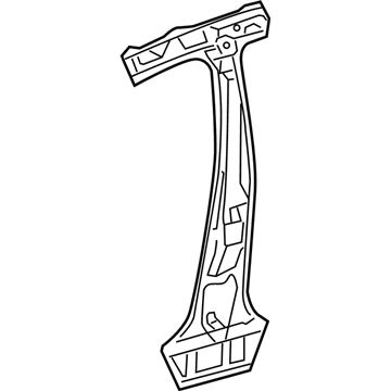 Lexus 61343-50050 Pillar, Center Body, Inner RH