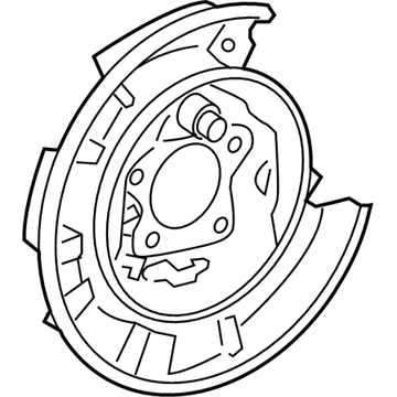 Toyota 46504-06040 Dust Shield