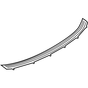 BMW 51-46-7-066-581 Ventilation Grille, Rear Window Shelf