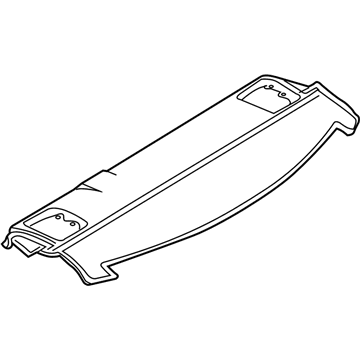 BMW 51-46-7-066-579 Rear Window Shelf With Sun Blind